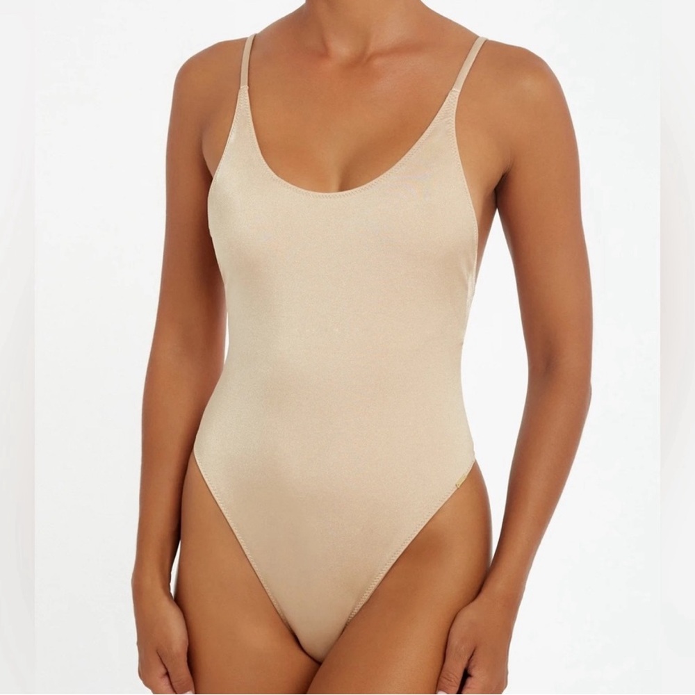 Look the label Gold Palmer Swimsuit